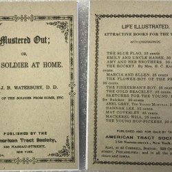 MUSTERED OUT; or The Soldier at Home - American Tract Society